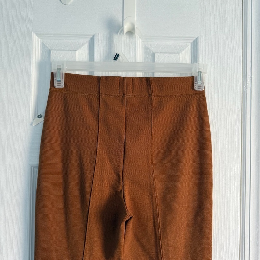 Maeve by Anthropologie The Margot Kick-Flare Cropped Texture Pants Sz XS NWT - Picture 7 of 8